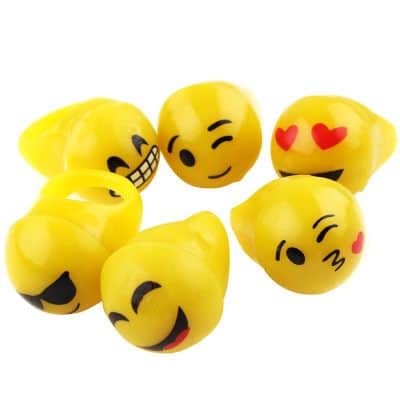 טבעת סיליקון סמיילי- דגם אקראי