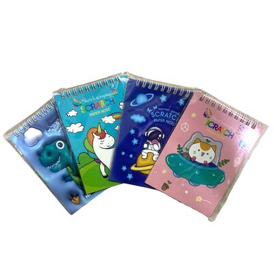 מחברת גירוד 14*10 ס"מ- מחיר ליחידה, דגם אקראי