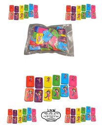 ממתק בטעם שוקולד עם הדפס ליצנים כ-45 יח' במארז