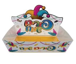 מארז משלוח מנות גדול פורים שמח 28*17.5*8.3 ס״מ דגם 24023