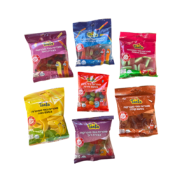 סוכריות גומי 50 גרם בשקית- נא לבחור טעמים :)