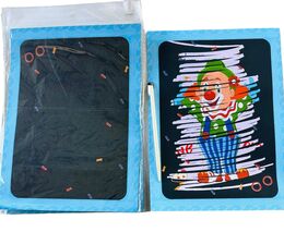 יצירה לגירוד ליצן, מחיר ליחידה- פורים