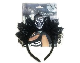 קשת גולגולת לתחפושת שלד/מכשפה - פורים