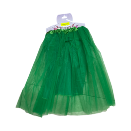 חצאית טוטו 70 ס"מ ירוקה 2 שכבות עם בטנה ומותן 55- פורים