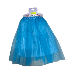 חצאית טוטו 70 ס"מ תכלת 2 שכבות עם בטנה ומותן 55- פורים