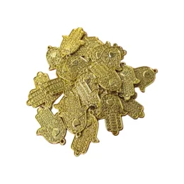 מיני חמסה זהב פלסטיק לקישוט השולחן - 24 יח