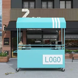 דוכן יריד מפואר דגם מאור 1.80 צבע טורכיז על גלגלים