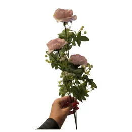 זר פרחי נוי ורד אנגלי סגלגל