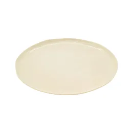 10 יח' צלחת SOHO פלסטיק קשיח צבע שמנת 7"