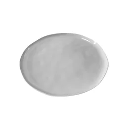 10 יח' צלחת SOHO פלסטיק קשיח צבע לבן 7"