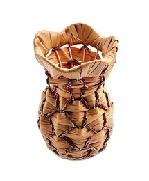 אגרטל קש טבעי קלוע