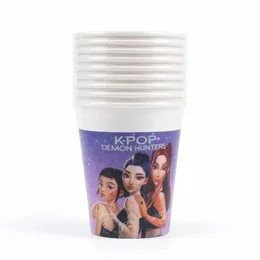 כוס נייר קיי פופ 10 יח K POP ציידות השדים
