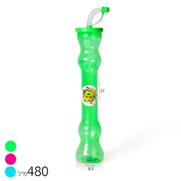 כוס ברד ארוכה עם קש 36431