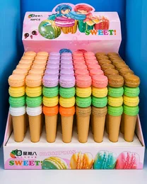 עט עוגיות מקרון צבעי פסטל