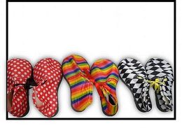 נעלי ליצן ענקיות סוליית גומי- מבחר דוגמאות- פורים