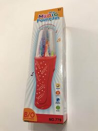 שרביט אורות עם מים מקפצים